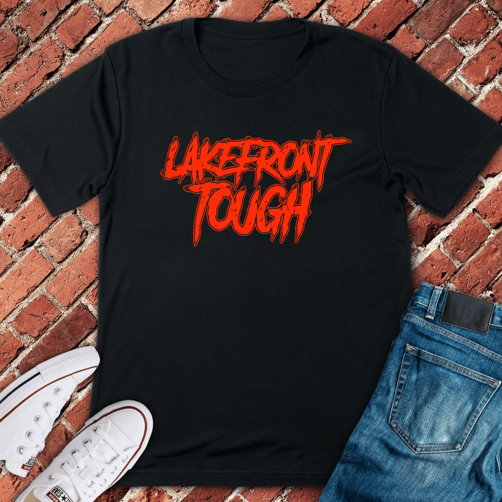 Lakefront Script T-Shirt - Black