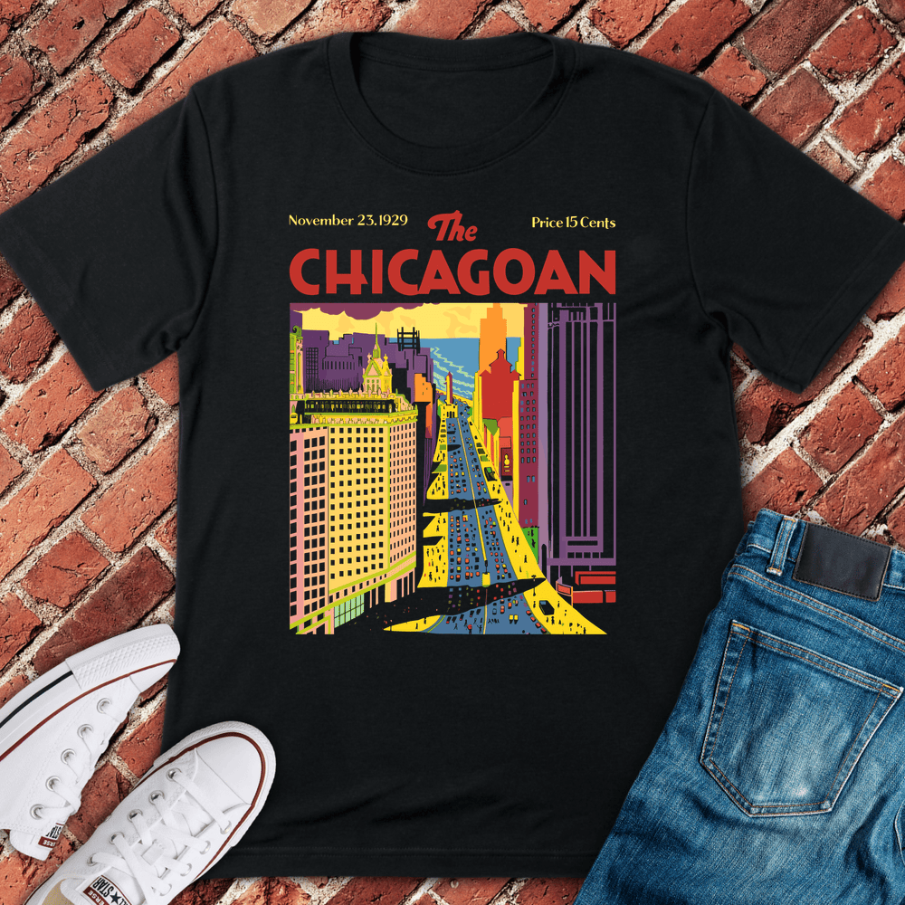 Chicagoan 1929 T-Shirt - Black