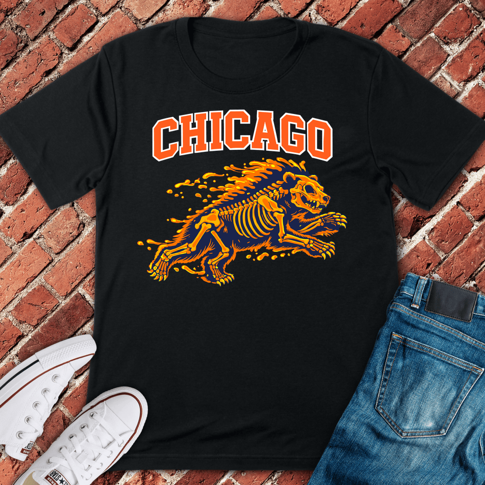 Inferno Bear T-Shirt - Black