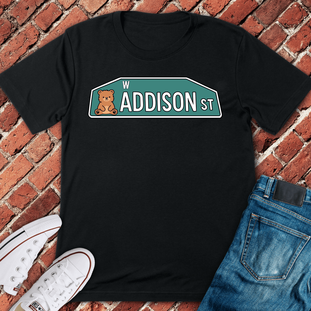 W Addison Bear T-Shirt - Black