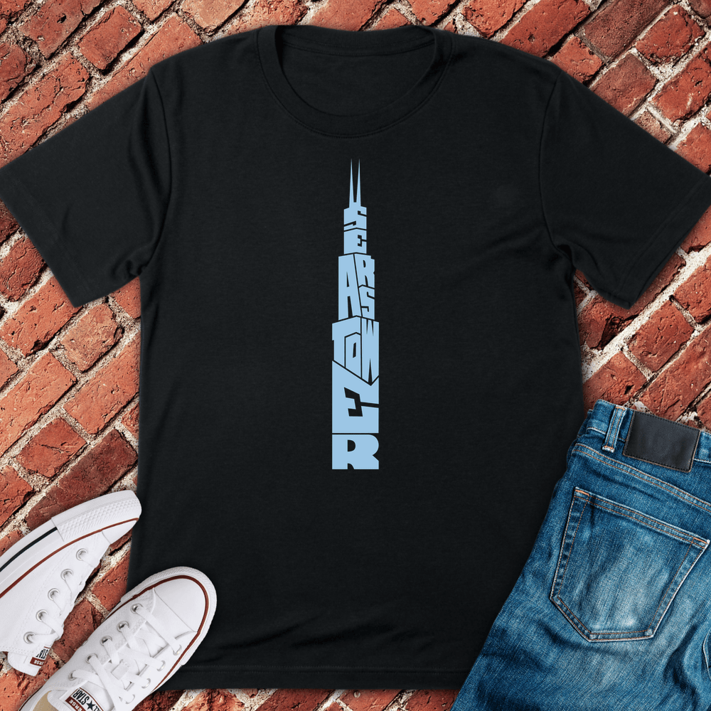 Chicago Tower T-Shirt - Black