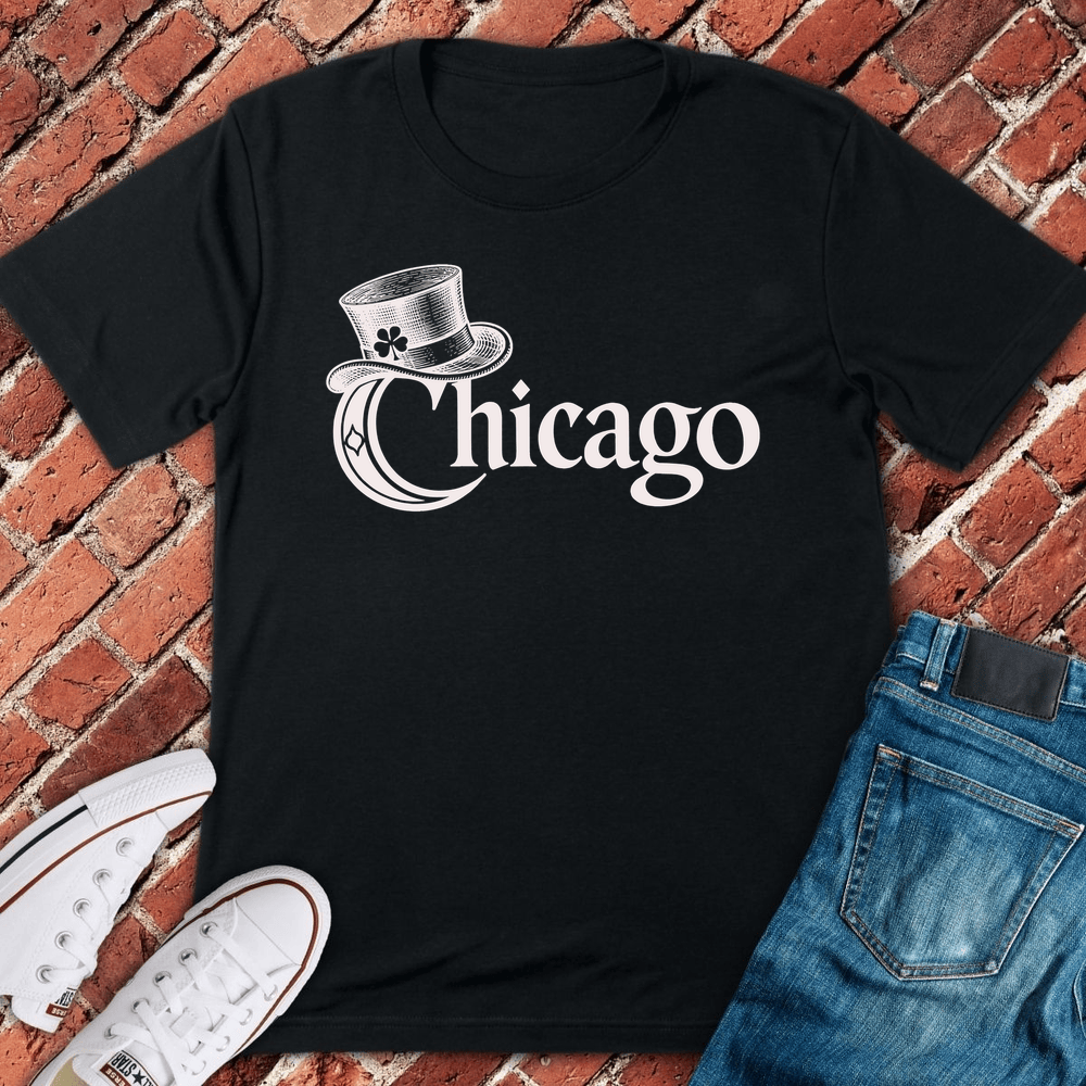Lucky Chicago Crest T-Shirt - Black
