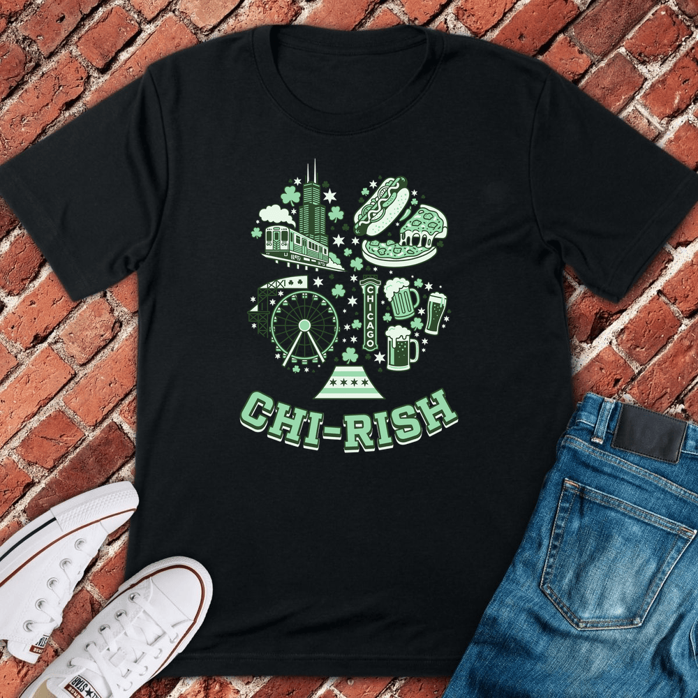 Chi Town Icons T-Shirt - Black
