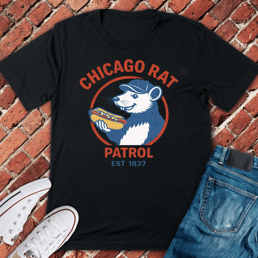 Chicago Rat Patrol T-Shirt - Black