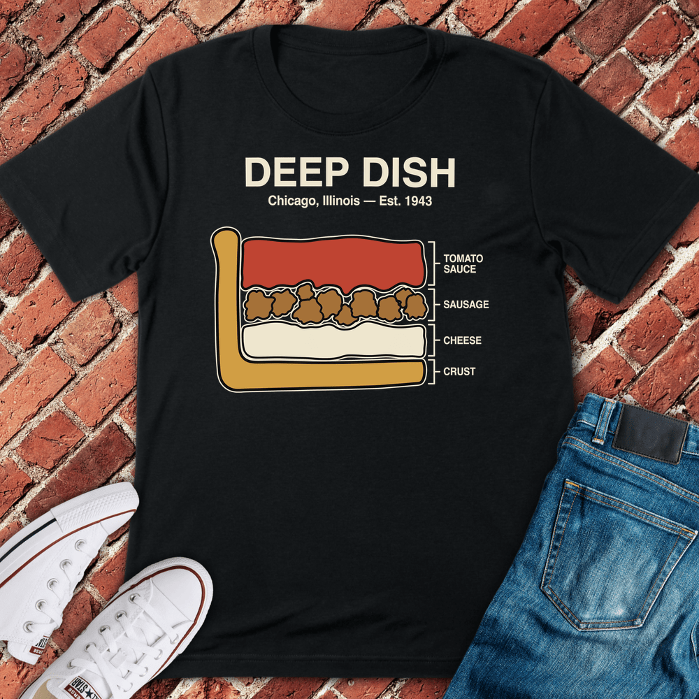 Deep Dish Legend T-Shirt - Black