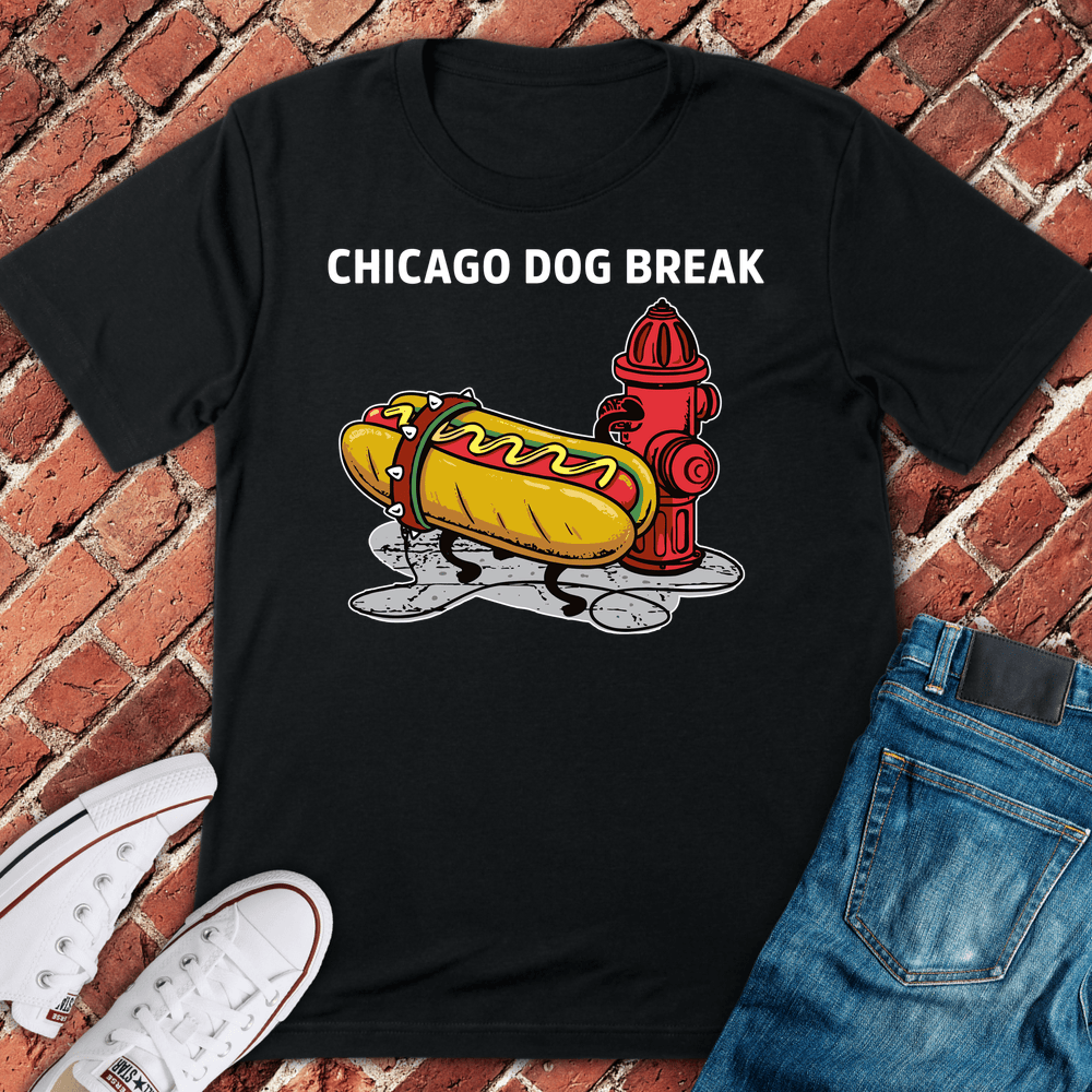 Chicago Dog Break T-Shirt - Black