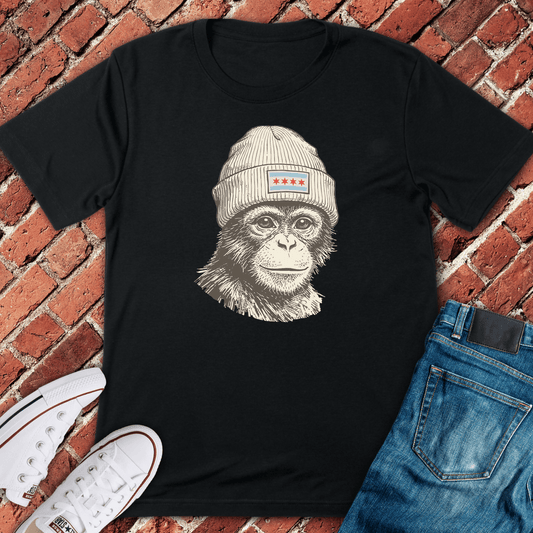 Chicago Chimp T-Shirt - Black