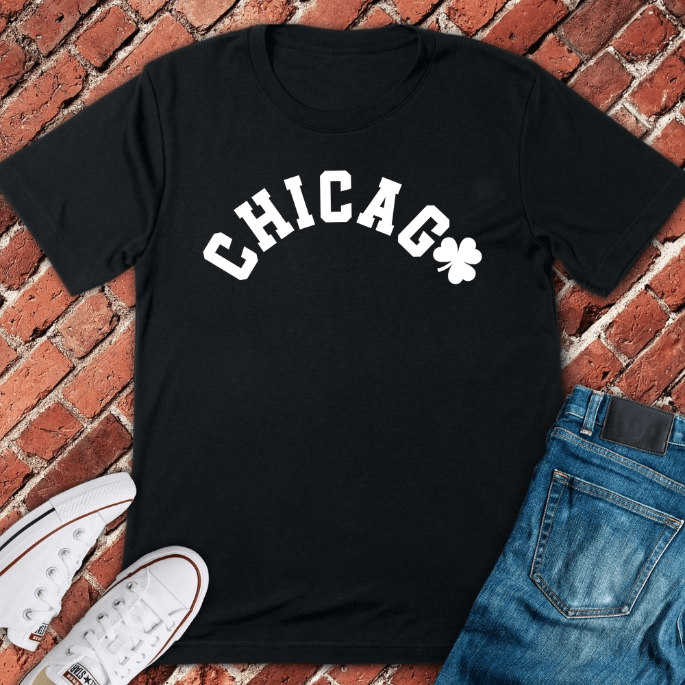 Lucky Clover Chicago T-Shirt - Black