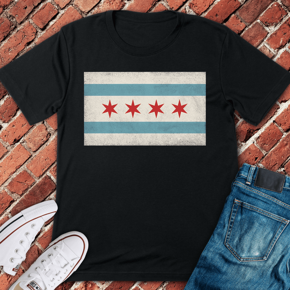 Four Star Chicago T-Shirt - Black