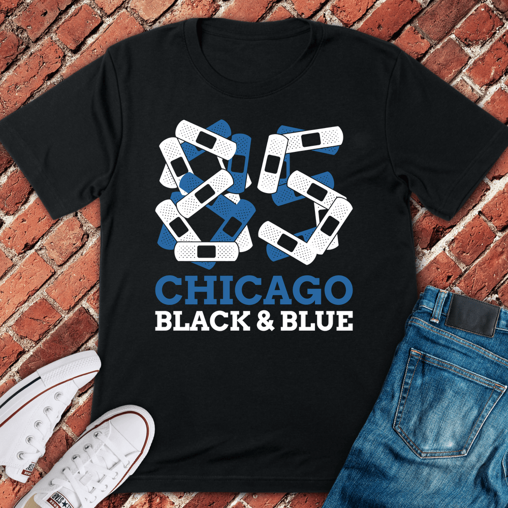 Shattered Chicago T-Shirt - Black