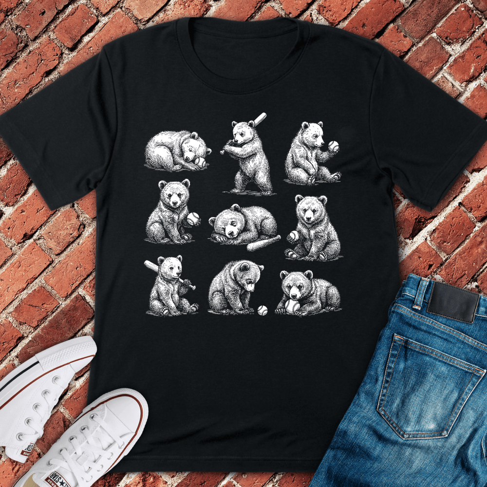 Rookie Cub Crew T-Shirt - Black