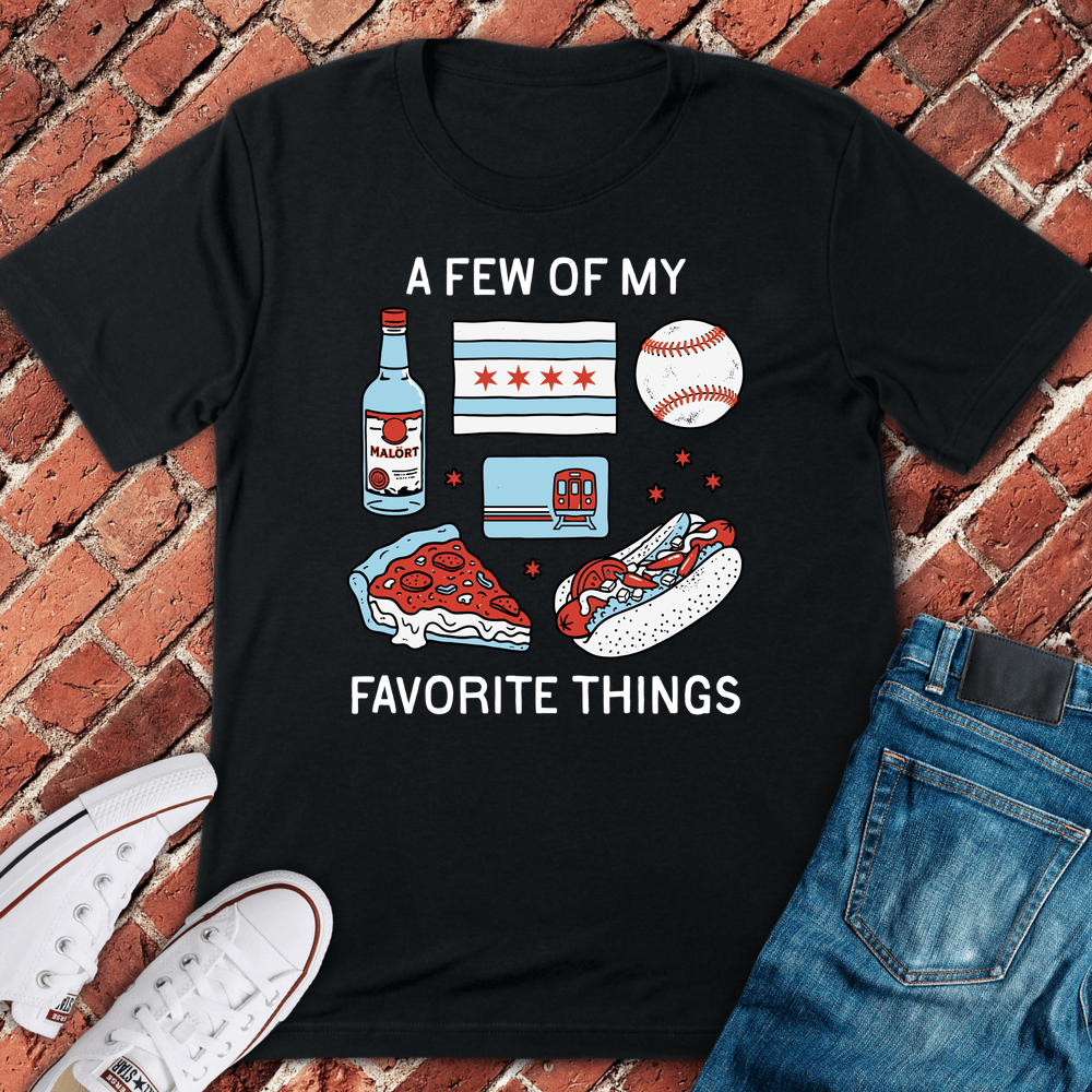 Chicago Favorites T-Shirt - Black