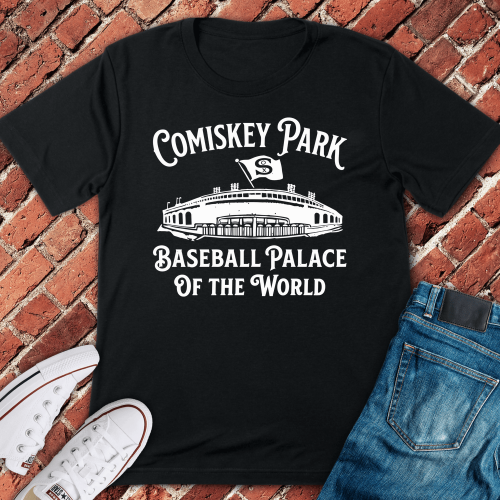 Comiskey Baseball Palace T-Shirt - Black