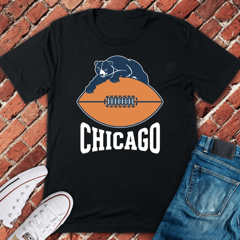 Chicago Bear Grip T-Shirt - Black