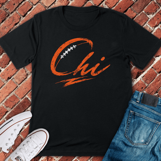 Chi Gridiron T-Shirt - Black