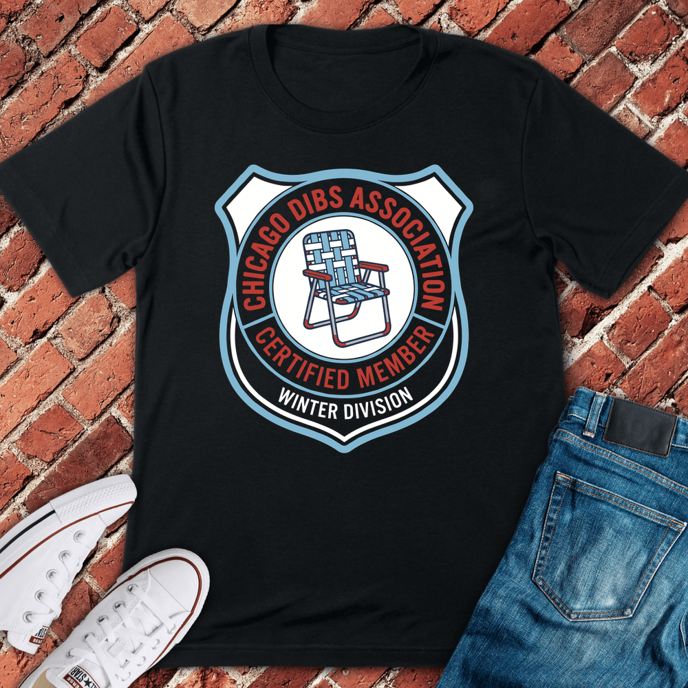 Chicago Dibs Club T-Shirt - Black