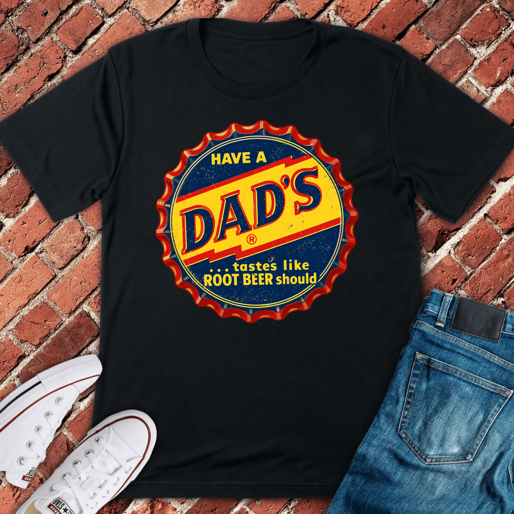 Root Beer Dad T-Shirt - Black