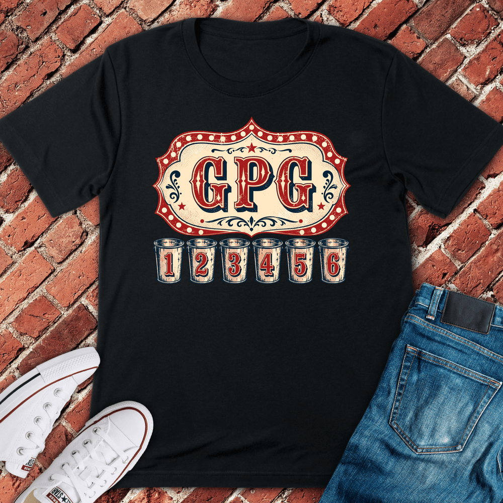 Gpg Shot Game T-Shirt - Black