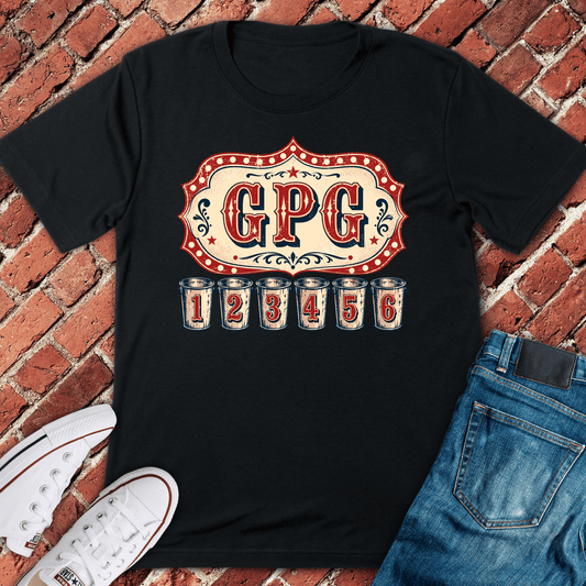 Gpg Shot Game T-Shirt - Black