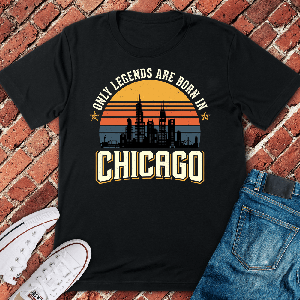 Legends Are Born T-Shirt - Black