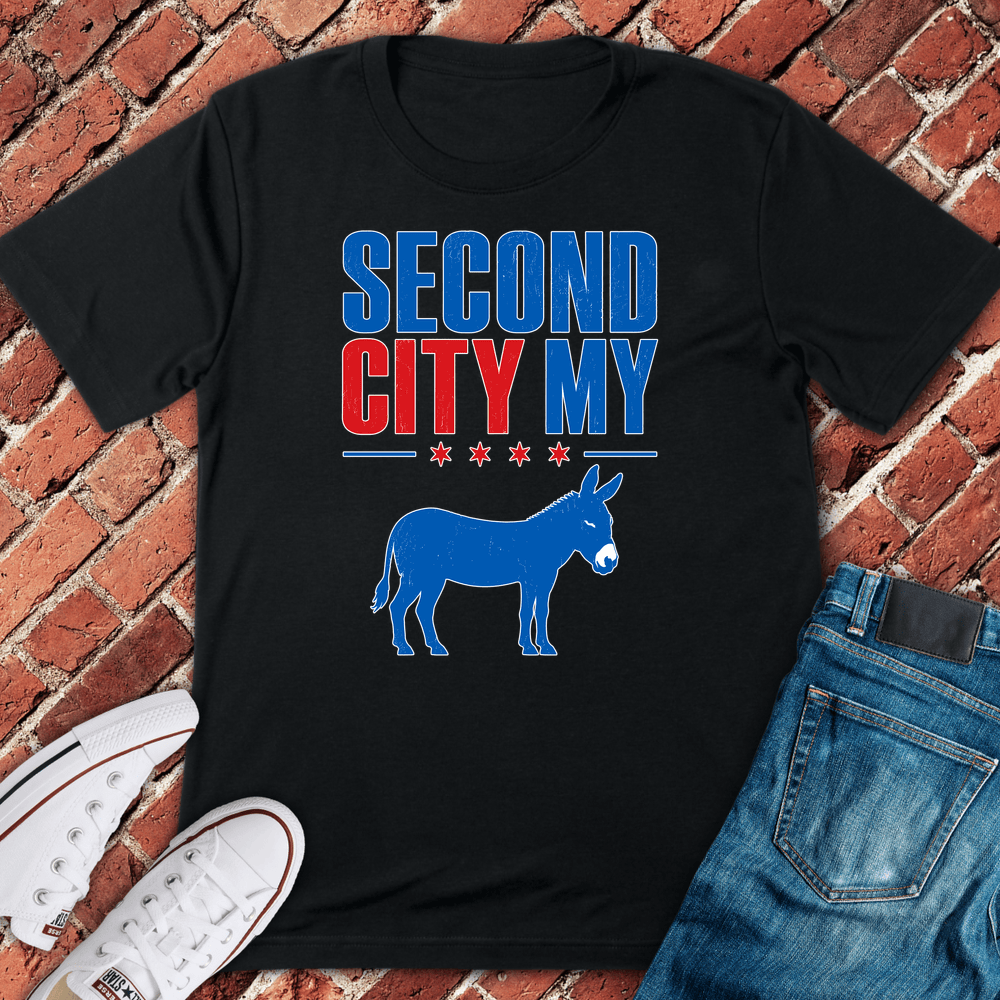 Second City Dem T-Shirt - Black