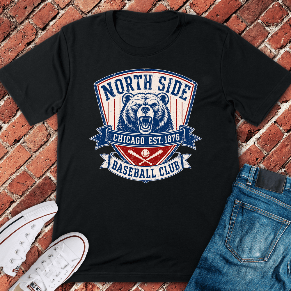 North Side Club T-Shirt - Black