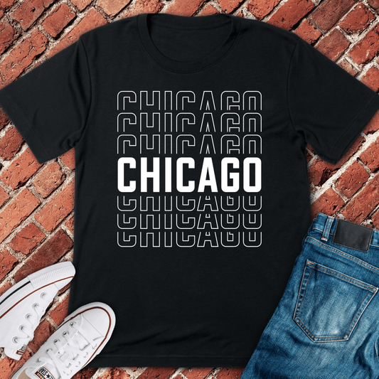 Chicago Repeat T-Shirt - Black