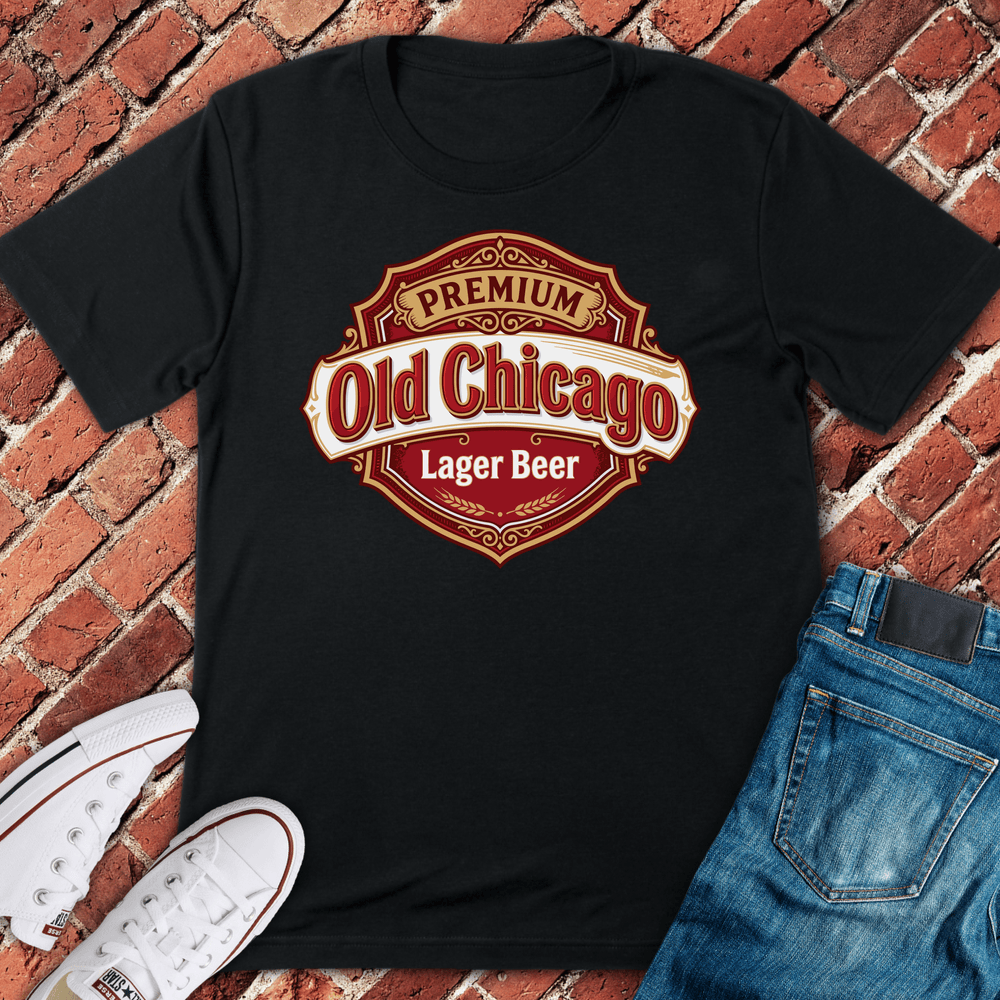Old Chicago Lager T-Shirt - Black