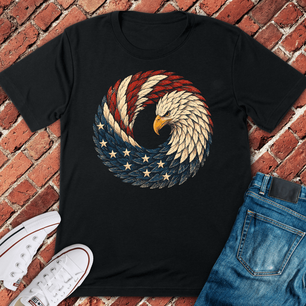 Liberty Eagle T-Shirt - Black