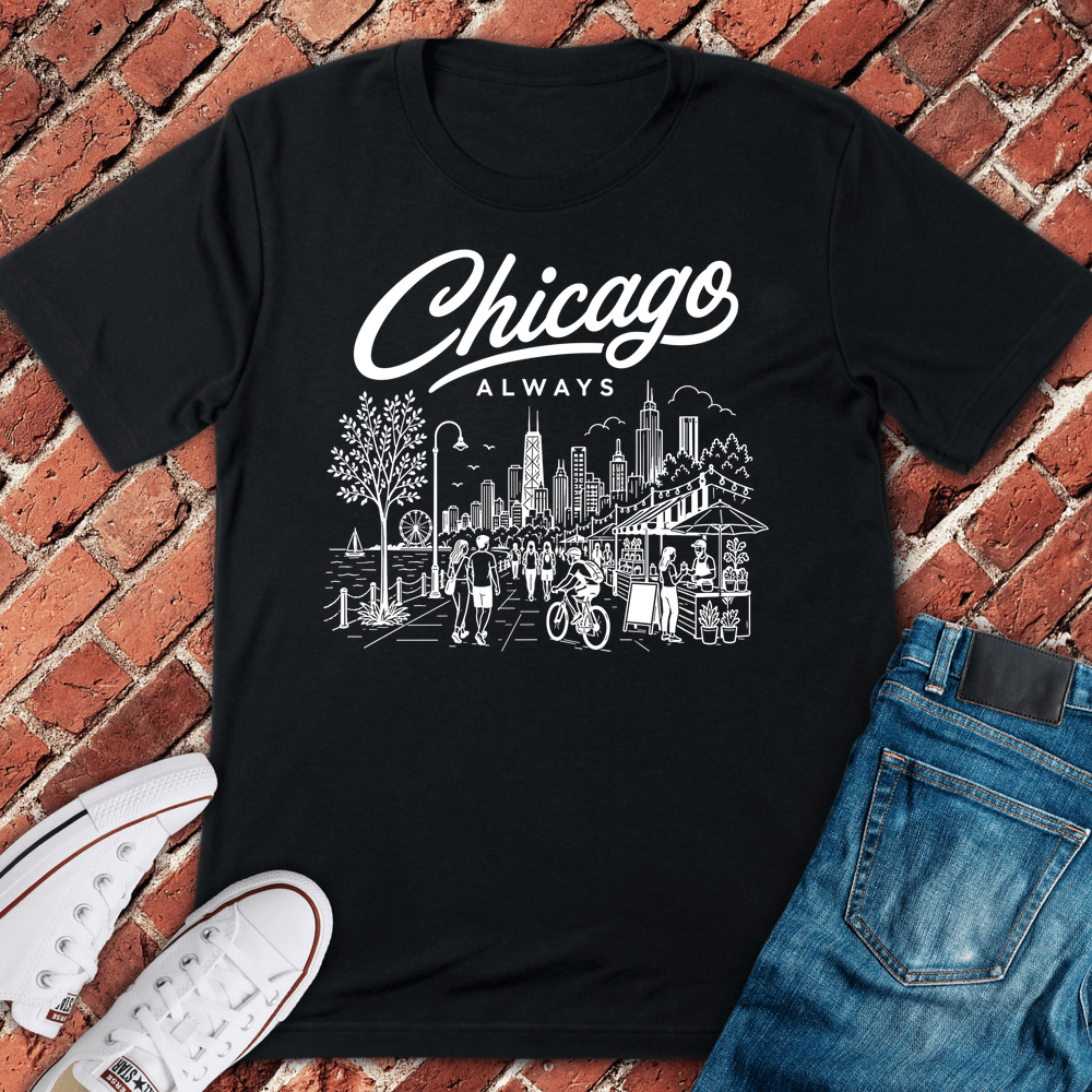 Chicago Always T-Shirt - Black