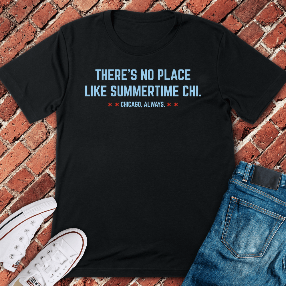 Chicago Summertime T-Shirt - Black