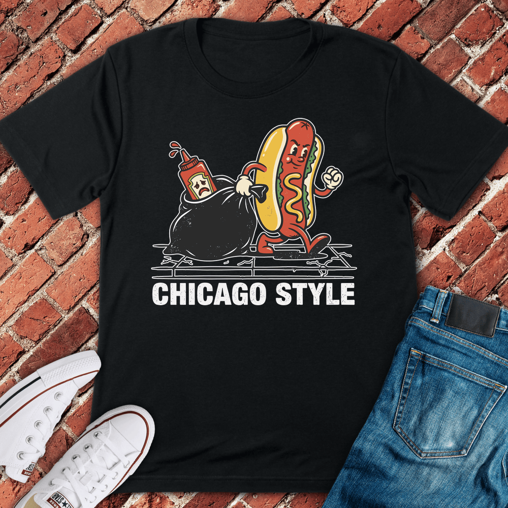 No Ketchup Chi T-Shirt - Black