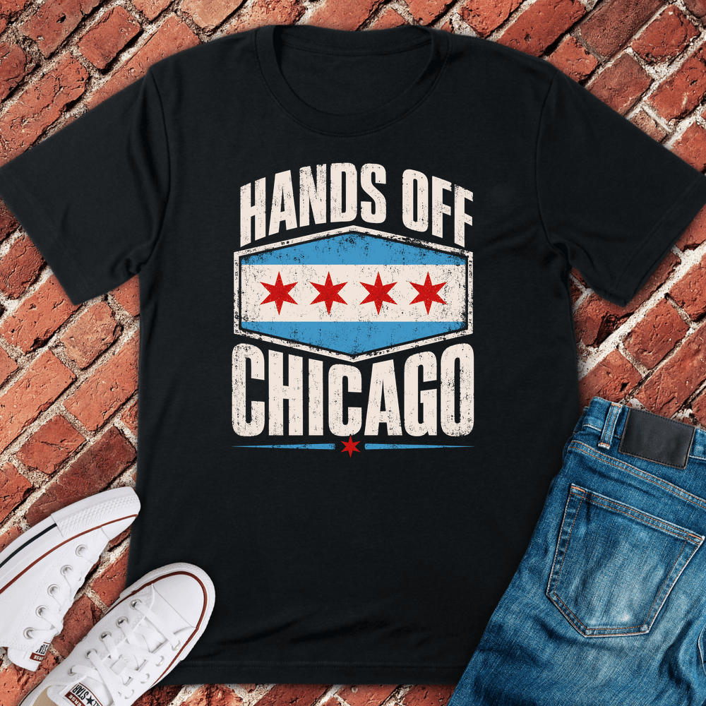 Hands Off Chicago T-Shirt - Black