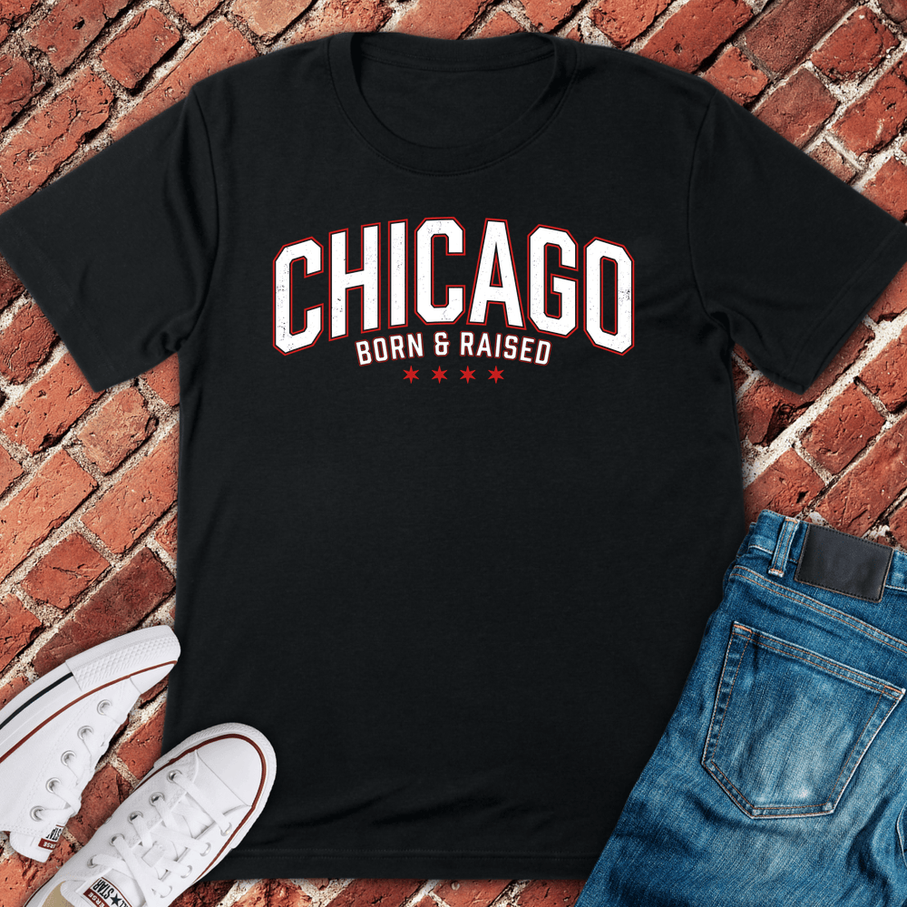 Chi Born Raised T-Shirt - Black