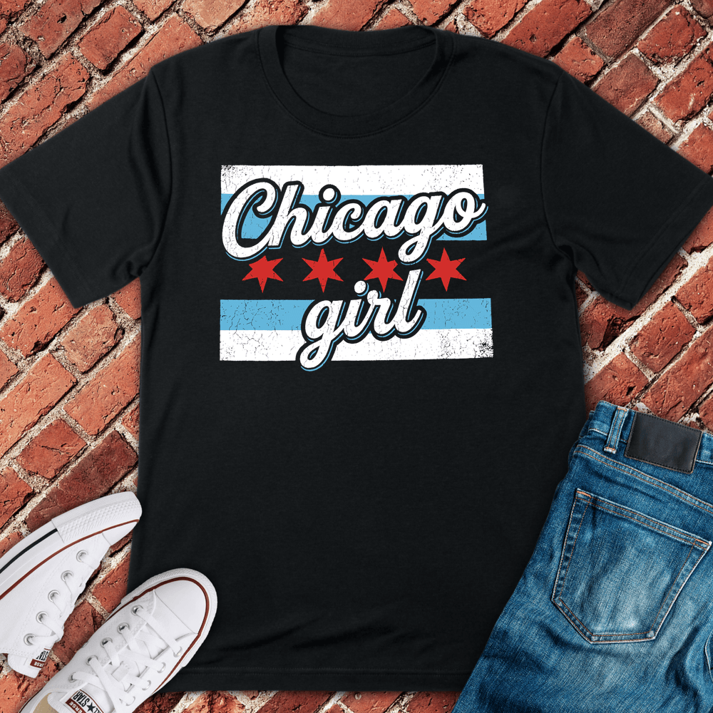 Chi City Girl T-Shirt - Black
