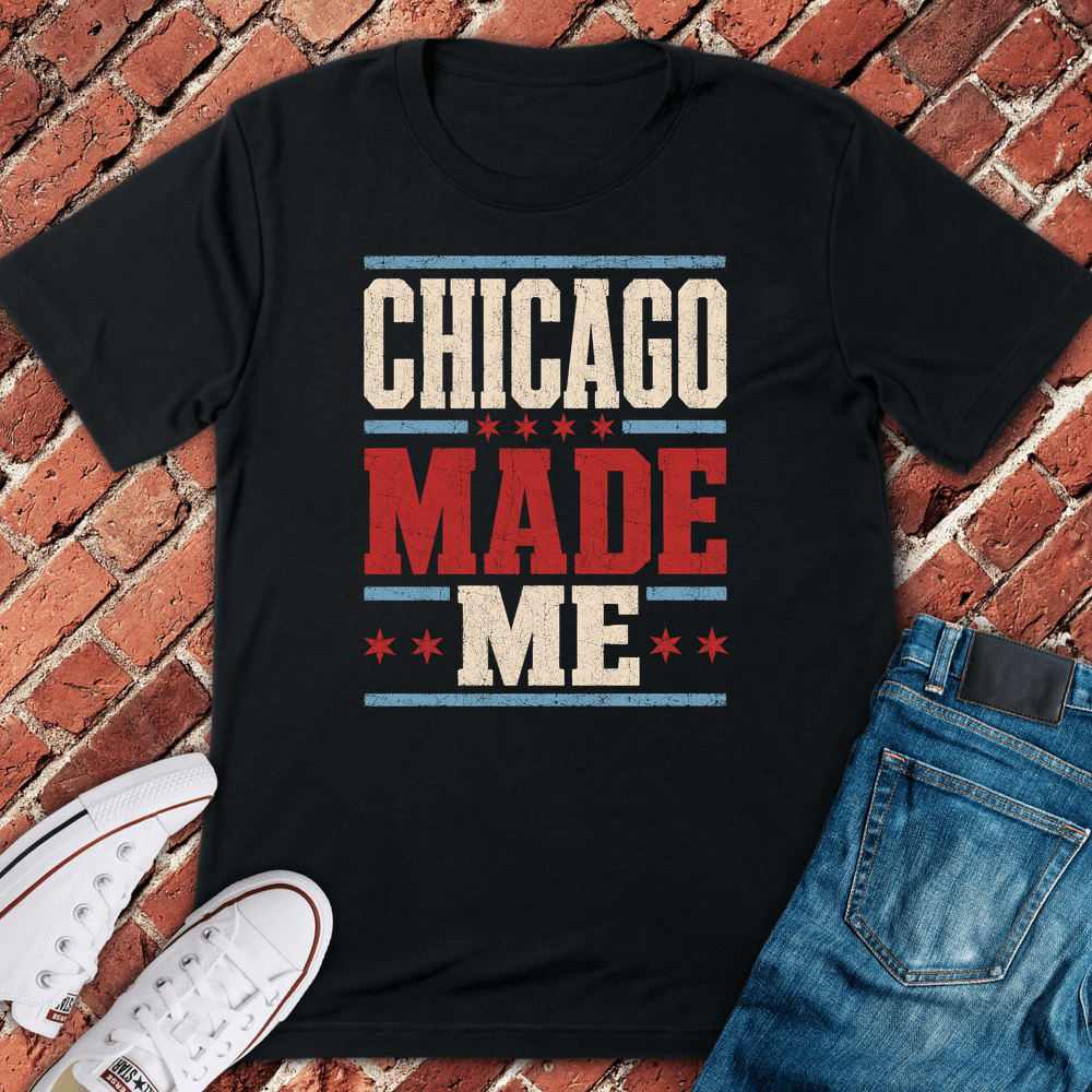 Chicago Made Me T-Shirt - Black