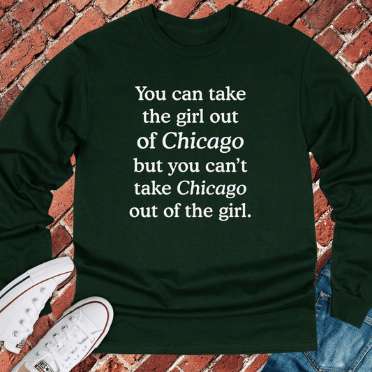 Chicago Girl Forever Long Sleeve - Forest Green