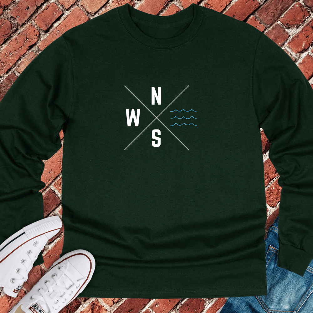 Lake Always East Long Sleeve - Forest Green