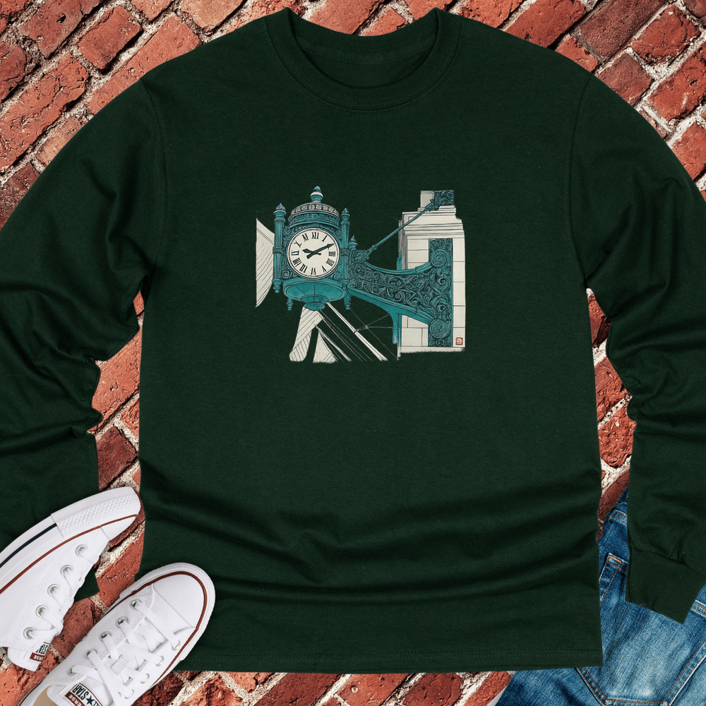 Marshall Clock Long Sleeve - Forest Green