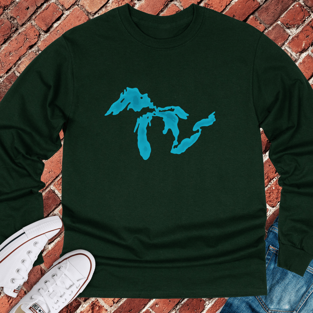 Great Lakes Long Sleeve - Forest Green