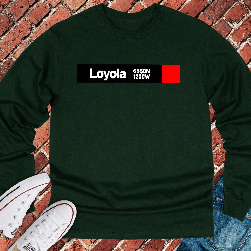 Loyola Long Sleeve - Forest Green