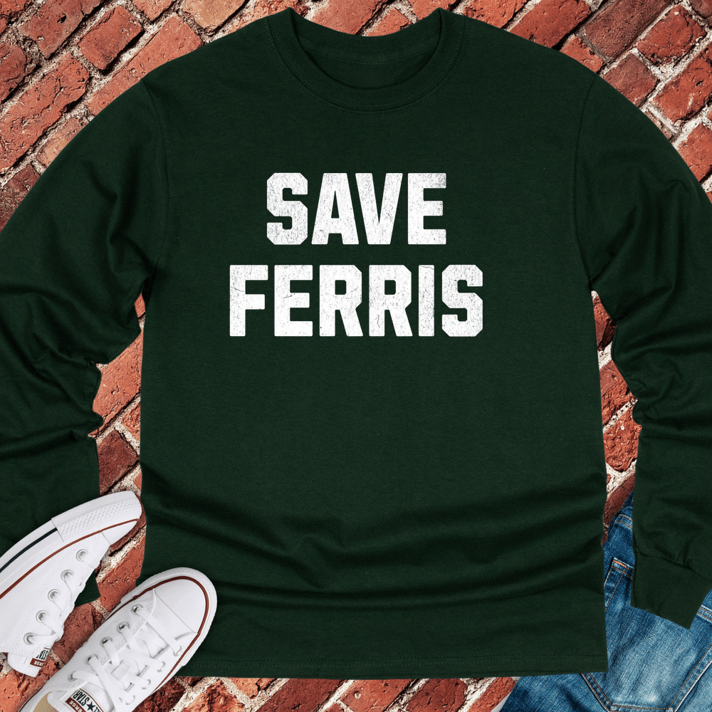 Save Ferris Long Sleeve - Forest Green