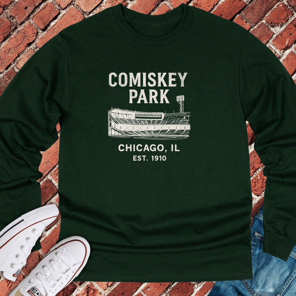 Comiskey Park Long Sleeve - Forest Green