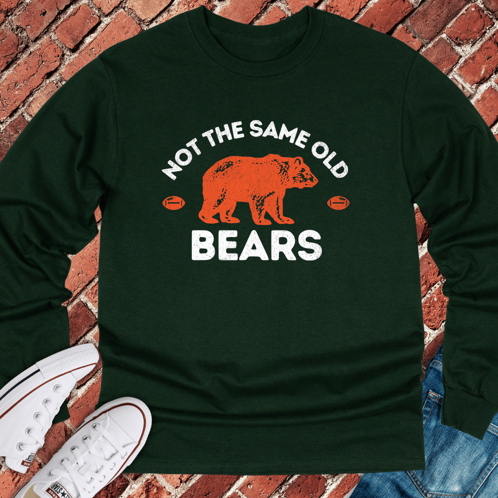 Same Old Bears Long Sleeve - Forest Green