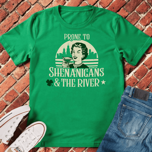 River Shenanigans T-Shirt - Irish Green