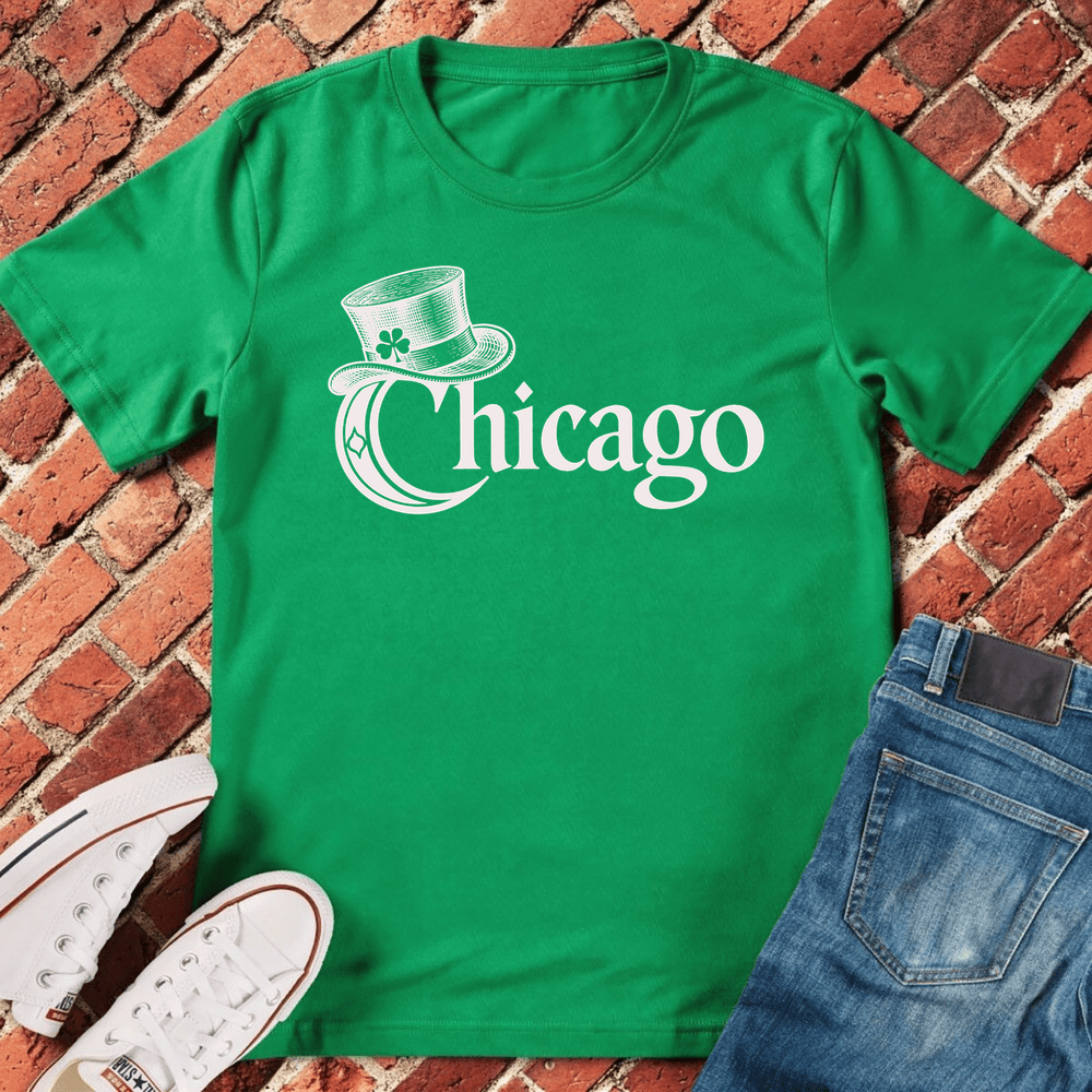 Lucky Chicago Crest T-Shirt - Irish Green