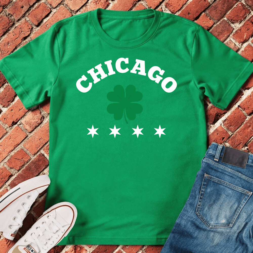 Chicago Clover Pride T-Shirt - Irish Green