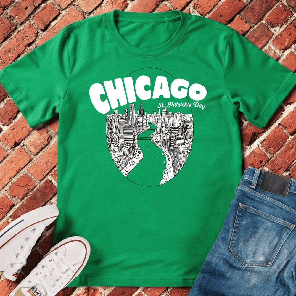 Emerald Coast Chicago T-Shirt - Irish Green