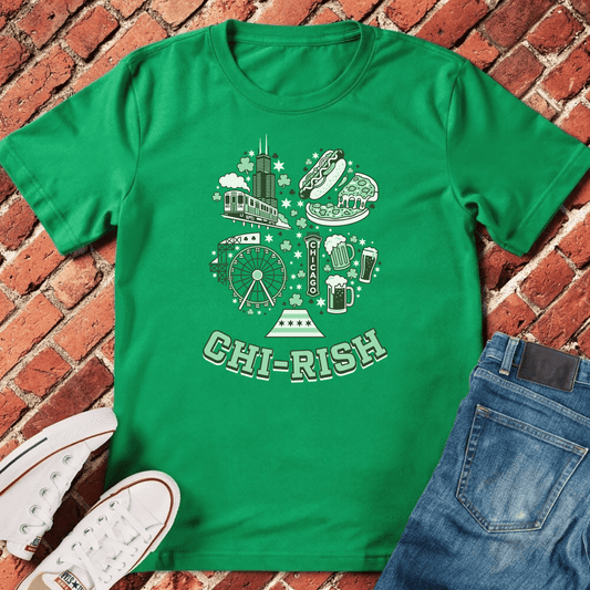 Chi Town Icons T-Shirt - Irish Green