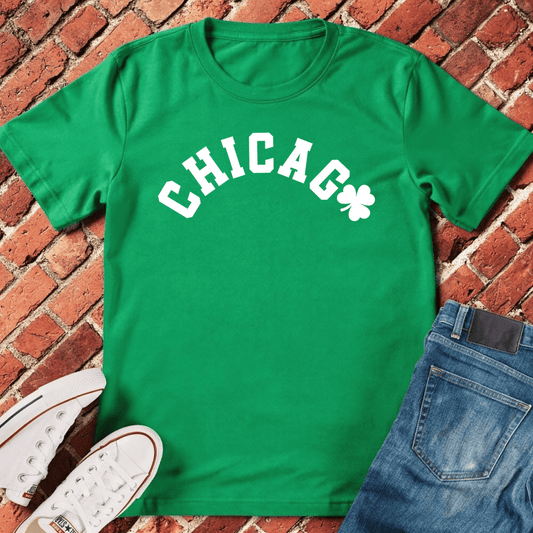 Lucky Clover Chicago T-Shirt - Irish Green